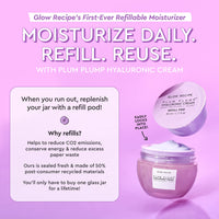 Thumbnail for Glow Recipe Plum Plump Hyaluronic Acid Face Cream - Hydrating, Firming & Plumping Facial Moisturizer for Women & Men - Korean Skin Care with Polyglutamic Peptides to Reduce Dry Skin Wrinkles (50ml)