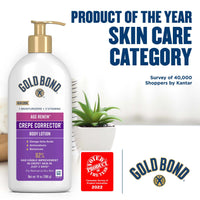 Thumbnail for Gold Bond Age Renew Crepe Corrector Body Lotion, Replenishing & Smoothing Formula, Gold Bond Crepe Corrector Body Lotion, 14 oz