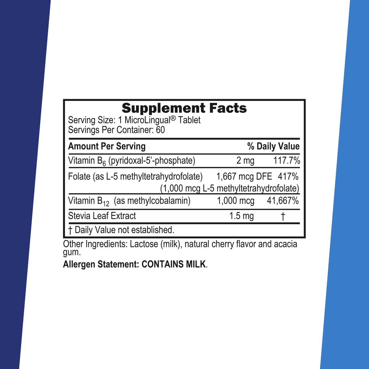 Superior Source No Shot Vitamin B-12 Methylcobalamin 1000 mcg, B-6, & Methylfolate 1000 mcg - Supports Energy, Brain, and Heart Health - Bariatric Friendly - 60 Sublingual Dissolving Tablets