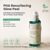 Thumbnail for AXIS-Y PHA Resurfacing Glow Peel - 10% PHA Fruit Extract Mild Peeling Gel Exfoliator Pore Minimizer for Face - Vegan Korean Skin Care Glass Skin Face Peel - 1.69 fl. oz.