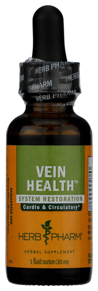 Thumbnail for Herb Pharm Vein Health Liquid Herbal Formula for Cardiovascular and Circulatory System Support, 1 Fl Oz