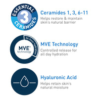 Thumbnail for CeraVe Daily Moisturizing Lotion for Dry Skin, Body Lotion & Face Moisturizer with Hyaluronic Acid and Ceramides, Daily Moisturizer, Fragrance Free, Oil-Free, 12 Ounce