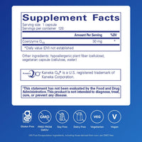 Thumbnail for Pure Encapsulations CoQ10 30 mg | Coenzyme Q10 Supplement for Energy, Antioxidants, Brain and Cellular Health, Cognition, and Cardiovascular Support* | 120 Capsules