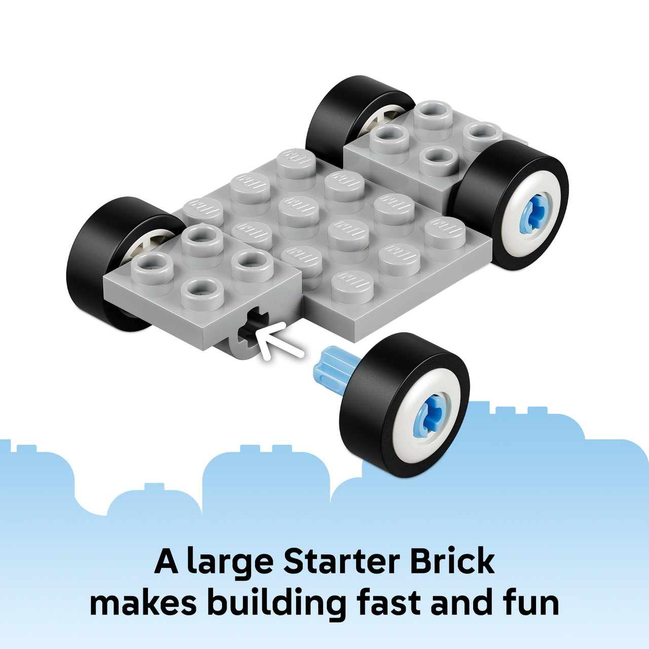 LEGO Bluey Grannies with Bingo and Bluey - Building Toy for Girls & Boys, Ages 4+ - Toddler Car & Playset with 2 Characters - Gift for Birthdays - 11216