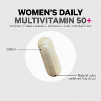 Thumbnail for Codeage Women’s Multivitamin 50+ Supplement - Essential Vitamins for Women Over 50, Minerals, CoQ10, Hyaluronic Acid, Probiotics, Black Cohosh, Ashwagandha & Superfoods - Non-GMO - 90 Capsules