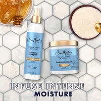 Thumbnail for SheaMoisture Manuka Honey & Yogurt Multi-Action Leave-in Conditioner + Protein Power Treatment for Hair Repair, Frizz Control, 8 Oz Ea, for Curly, Damaged Hair