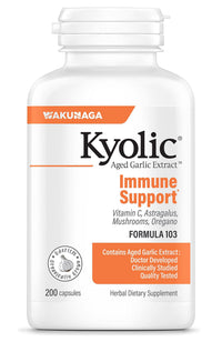 Thumbnail for Kyolic Aged Garlic Extract Formula 103, Immune Support*, 200 Capsules