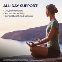 Thumbnail for KAL Iron C, 90 Tablets, 4.5 mg/90 mg, Natural Apple Flavor, Increased Absorption Iron Pills, Immune Support