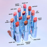 Thumbnail for Kosas Wet Stick Moisturizing Shiny Sheer Lipstick with Ceramides, Hyaluronic acid, Peptides and Mango Butter - Soothes, Softens, and Moisturizes Lips – Tropic Bliss
