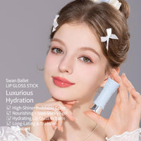 Thumbnail for Flower Knows Swan Ballet Shine Lipstick,Hydrating Solid Lip Gloss,Moisturizing Pink Tinted Lip Balm-Long Lasting Lip Gloss in Balm for Girls&Women,Vegan & Cruelty-Free(B05 Endless Summer)