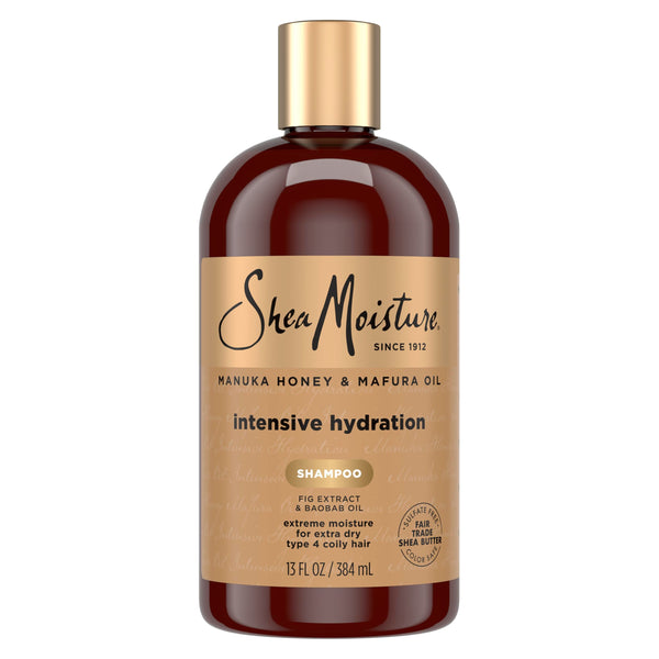 SheaMoisture Intensive Hydration Shampoo Manuka Honey and Mafura Oil for Dry, Damaged Hair Sulfate-Free 13 fl oz