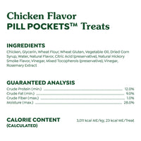 Thumbnail for Greenies Pill Pockets for Dogs Large Size, Dog Treat Pouch for Capsule Medication, Chicken Flavor, 15.8 oz. Pouch