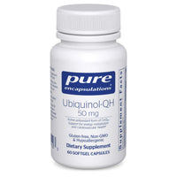 Thumbnail for Pure Encapsulations Ubiquinol-QH 50 mg | Active Form of CoQ10 to Support Immune Health, Cellular Energy, and Cardiovascular Health* | 60 Softgel Capsules