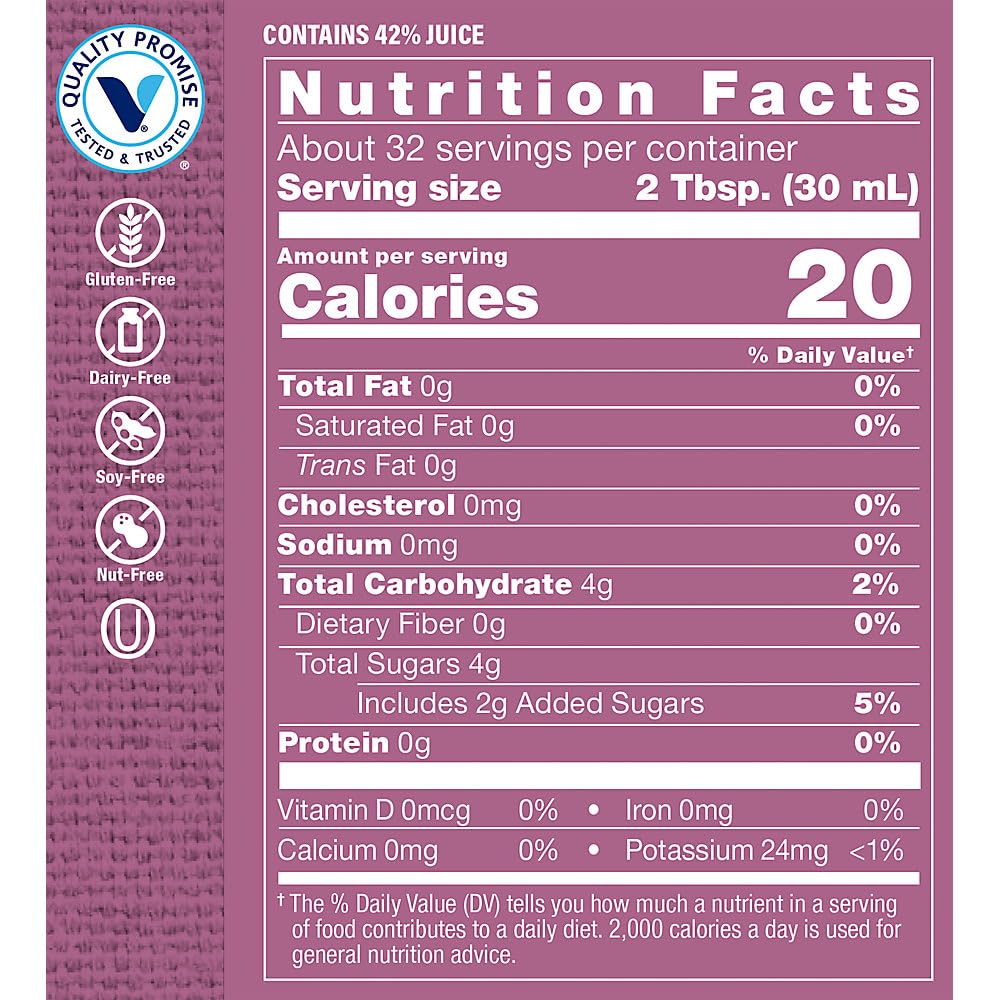 The Vitamin Shoppe Mangosteen Juice (Garcinia Mangosta L), A Natural Juice Blend, Super Fruit, Antioxidant, Superfood, "Queen of Fruits" (32 Fluid Ounces Liquid)