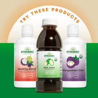 Thumbnail for Dynamic Health Graviola Blend, Mangosteen, Nopal and Aloe, 100% Organic, No Additives, Immune System Support, Antioxidant, Vegan, Gluten Free, Non-GMO, 32 Fl oz