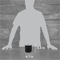 Thumbnail for STANLEY Stay-Hot Camp Mug 12 oz | Press Fit Drink Through Lid | Cup for Coffee, Tea and Drinks | Insulated Stainless Steel Coffee Mug | BPA-Free | Matte Black