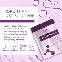 Thumbnail for Azure Cosmetics Collagen & Peptides Lifting Facial Sheet - Restoring, Smoothing & Moisturizing Face Mask - Helps Reduce Fine Lines & Wrinkles, Smooths & Repairs - Skin Care Made in Korea - Pack of 5
