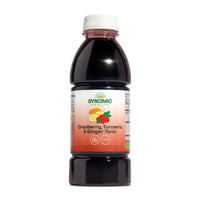 Thumbnail for Dynamic Health Cranberry Turmeric and Ginger Tonic, Certified Organic, Natural Antioxidant Support, No Added Sugar, Gluten-Free, 16 Fl oz