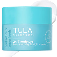 Thumbnail for TULA Skin Care 24-7 Hydrating Day & Night Cream - Anti-Aging Moisturizer for Face, Contains Watermelon & Blueberry Extract, 1.5 oz.