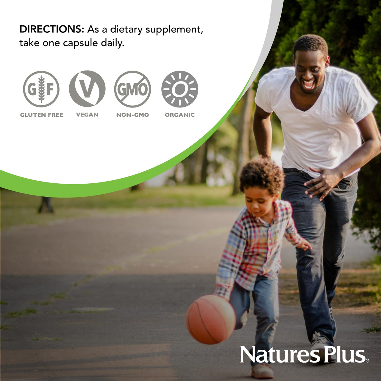 NaturesPlus Source of Life Garden Vitamin K2 - 60 Capsules - Supports Healthy Bones - USDA Certified Organic, Non-GMO, Vegan, Gluten Free - 60 Servings