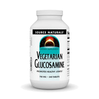 Thumbnail for Source Naturals Vegetarian Glucosamine, Promotes Healthy Joints* 750 mg Tablet - 240 Count