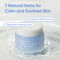 Thumbnail for BANILA CO Clean it Zero Calming Cleansing Balm | Korean Makeup Remover for Sensitive Skin | Vegan | Cleansing Oil, Facial Cleanser Made with Centella Asiatica & Madecassoside (100ml / 3.38 fl. oz)