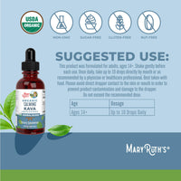 Thumbnail for MaryRuth Organics, Herbal Supplement Drop, Calmness & Relaxation, Pack of 1, USDA Kava Root, Sugar/Gluten Free, Support Sleep, Calm & Stress Relief, Vegan, Non-GMO, 30 Servings