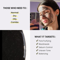 Thumbnail for Coxir TXA Black Rice Pore Mask – Korean 3-in-1 Wash-Off Mask Serum| Pore Purifying, Blackhead Care, Hydrating, Skin Toning Treatment with TXA & Black Rice |Vegan K-beuaty Face Mask [50ml/1.69 fl.oz]