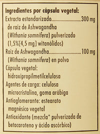 Thumbnail for SFP Ashwagandha Root Extract Solgar 60 VCaps