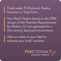 Thumbnail for FLOCKLEADER Relax, Functional Poultry Treats for Calming Support, 3.5 lb