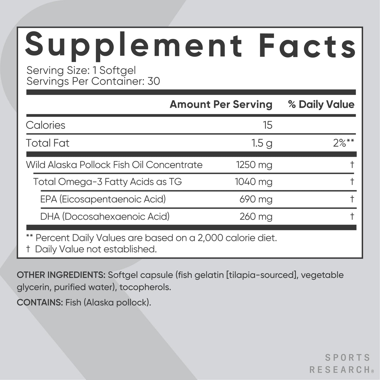 Sports Research® Multivitamin Pack - Vegan Vitamin D 5000iu & Mk7 Vitamin K 100mcg, Omega-3 Fish Oil 1250mg, and Vitamin B-Complex with Methylated B12 & Folate