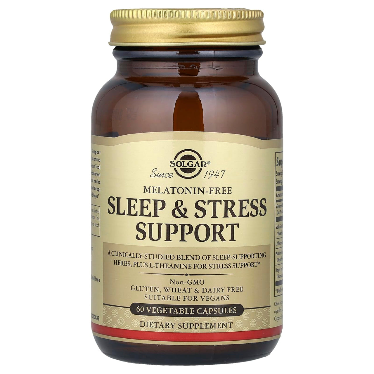 Solgar Sleep & Stress Support, 60 Vegetable Capsules