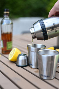 Thumbnail for Stanley Happy Hour Cocktail Shaker Set 20 oz | Bartender Kit for Camping and Travel | Cocktail Drink Mixing Set with 2 Cups | Insulated Stainless Steel | BPA-Free | Black 2.0