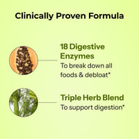 Thumbnail for HUM Flatter Me Digestive Enzymes for Women & Men, Digestive Health Bloating Supplement with Ginger & Peppermint Leaf, Fast Acting Anti Bloat Pills Multi Enzyme for Debloating, Vegan, 60 Capsules