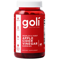 Thumbnail for Goli Apple Cider Vinegar Gummies - Worlds First ACV Gummy with Vitamin B12, Beetroot & Pomegranate - Vegan, Non-GMO, Gluten-Free - 60 Count (Pack of 1)