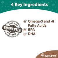 Thumbnail for NaturVet – Salmon Oil Skin & Coat Plus Omegas | Supports Healthy Skin & Glossy Coat | Natural Source of Omega-3 & 6 Fatty Acids | for Dogs & Cats (17 oz Oil)