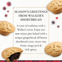 Thumbnail for Walker’s Gingerbread Mince Pies - 4 Count (8.6 oz)- Holiday Treats and Desserts from Scotland