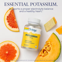 Thumbnail for Solaray Potassium 99 mg - Electrolyte Balance Formula - Potassium Supplement for Electrolytes, Vascular and Heart Health Support - 60-Day Money Back Guarantee, Lab Verified, 200 Servings, 200 VegCaps