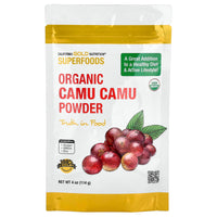 Thumbnail for California Gold Nutrition Superfoods, Organic Camu Camu Powder, 4 oz (114 g)