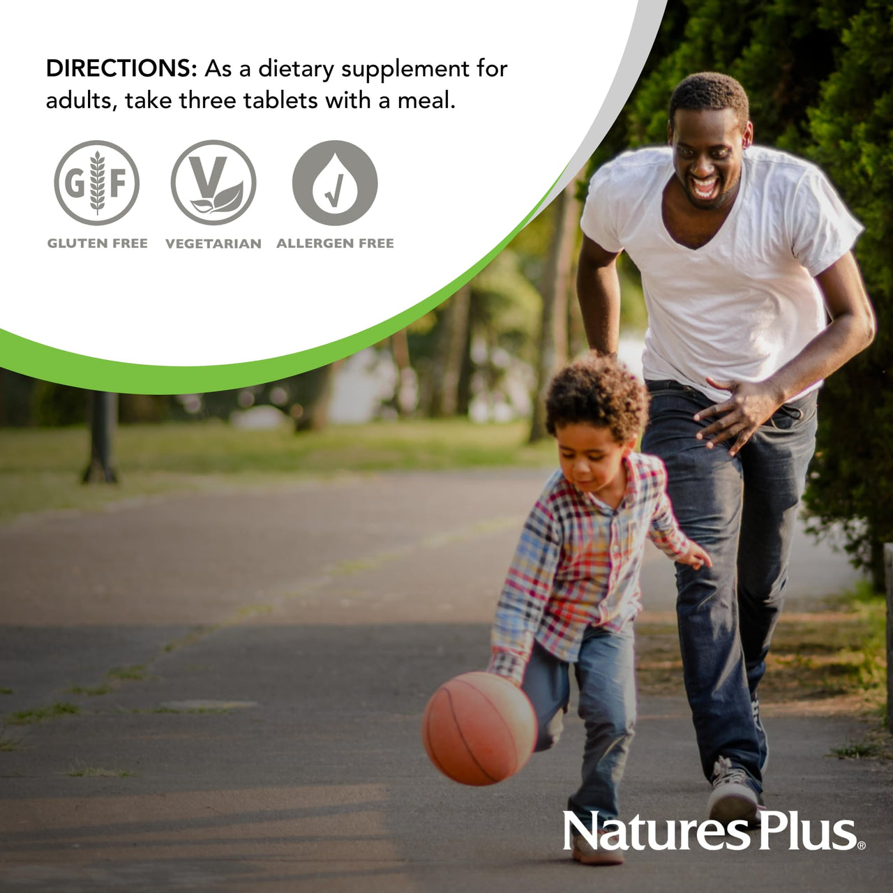 NaturesPlus Mixed Vegetables - 180 Tablets - With Broccoli, Spinach, Carrot & Cabbage - Gluten Free - 60 Servings