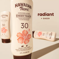 Thumbnail for Hawaiian Tropic Sheer Touch Ultra Radiance Lotion Sunscreen SPF 30, 8oz | Hawaiian Tropic Sunscreen SPF 30, Sunblock, Broad Spectrum, Oxybenzone-Free, 8oz