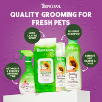 Thumbnail for TropiClean Dog Detangler Spray Dematting, Leave in Conditioner, Perfect for Doodles & All Coat Types, Sweet Refreshing Scent, Made in the USA, 16 oz.