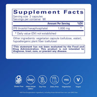 Thumbnail for Pure Encapsulations IP6 (Inositol Hexaphosphate) | Hypoallergenic Antioxidant Support for Breast, Colon and Liver Cell Health* | 180 Capsules