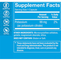 Thumbnail for The Vitamin Shoppe Potassium 99MG - Heart Health, Blood Pressure & Electrolyte Balance Support, Essential Mineral (100 Capsules)