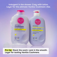 Thumbnail for eos Shea Better Cashmere Body Wash, Vanilla Cashmere, Moisturizing, pH Balanced Body Wash, Creamy Gel Formula, Paraben & Phthalate Free, Sensitive Skin, 16 fl oz