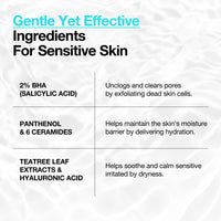 Thumbnail for ANUA BHA 2% Gentle Exfoliating Toner, Mild Facial Exfoliant, Salicylic Acid for Pores and Sebum, Teatree Extract, Hyaluronic Acid, Ceramides (150ml / 5.07 fl.oz.)