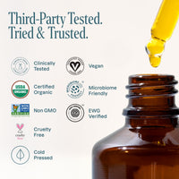 Thumbnail for Cliganic Organic Jojoba Oil, 100% Pure (4oz) | Moisturizing for Face, Hair, Skin & Nails | Natural Cold Pressed Hexane Free | Base Carrier Oil