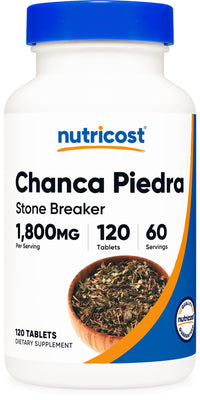 Thumbnail for Nutricost Chanca Piedra Extract - Stone Breaker - 120 Tablets, 1800mg Per Serving, 60 Servings Per Bottle