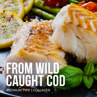 Thumbnail for NAKED Marine Collagen Peptides Protein Powder - Unflavored - from Wild Caught Cod - Paleo Friendly, Non-GMO, Soy-Free, Gluten-Free - 47 Servings