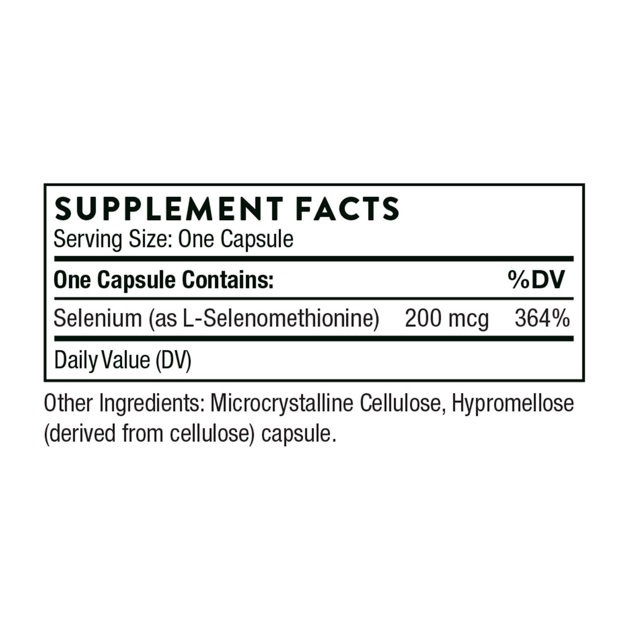 THORNE - Selenium - 200 mcg Selenium Supplement for Antioxidant Support* - 60 Capsules